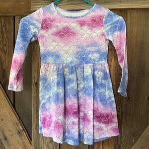 Jumping Beans Pink and Blue Mermaid Dress